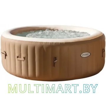 Надувной бассейн Intex Pure Spa Bubble Massage Tragbares Spa Pool 216x71 (28408)
